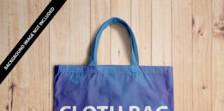 Free Cloth Bag Mockup PSD Template