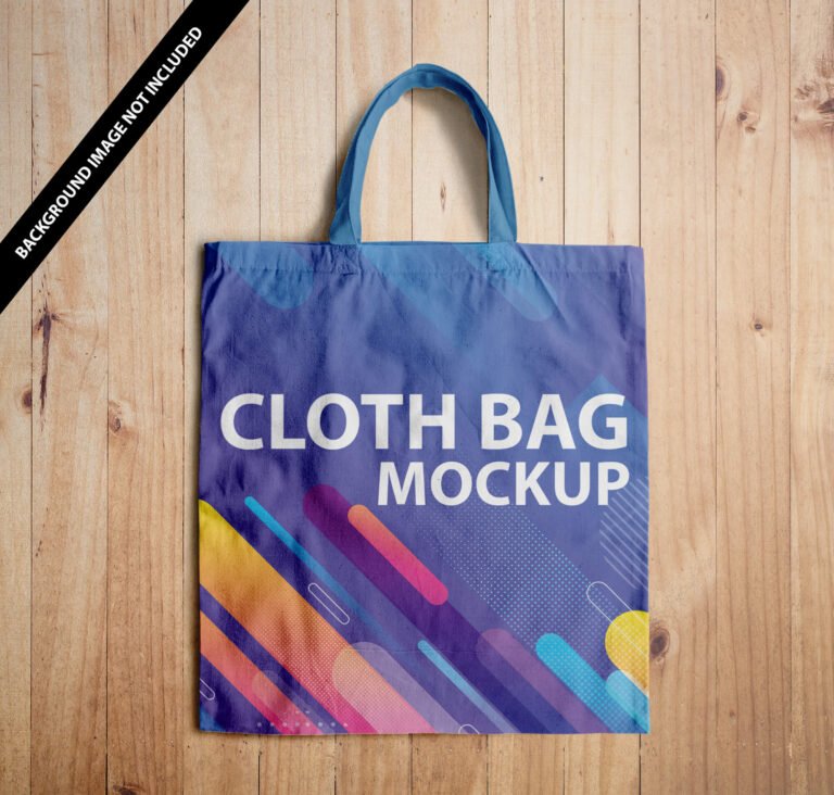 Free Cloth Bag Mockup Vol 2 PSD Template