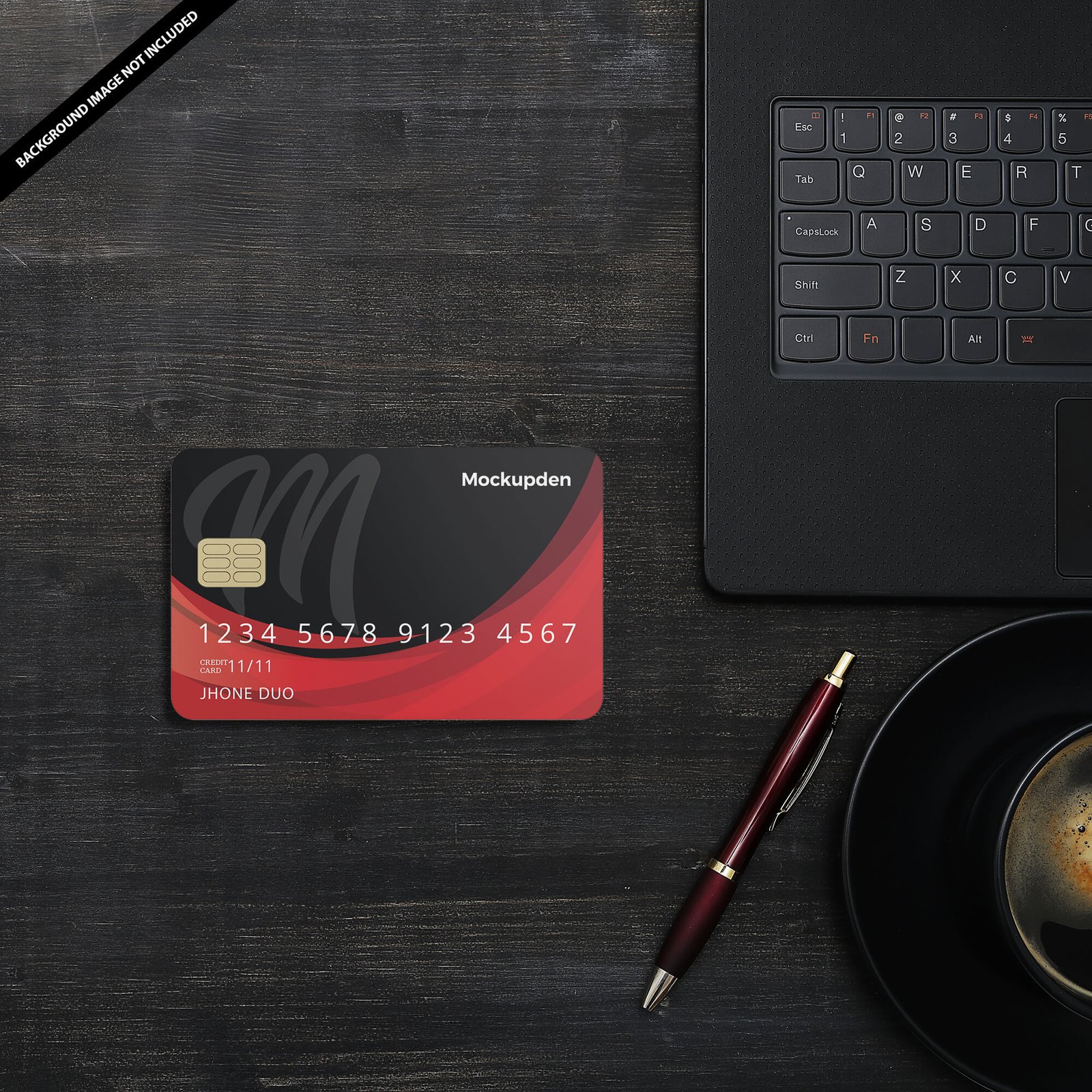 Free Credit Card Mockup PSD Template