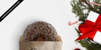 Free Dessert Mockup PSD Template