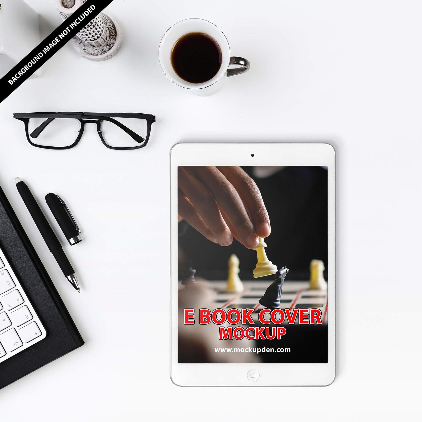 Free E Book Cover Mockup PSD Template