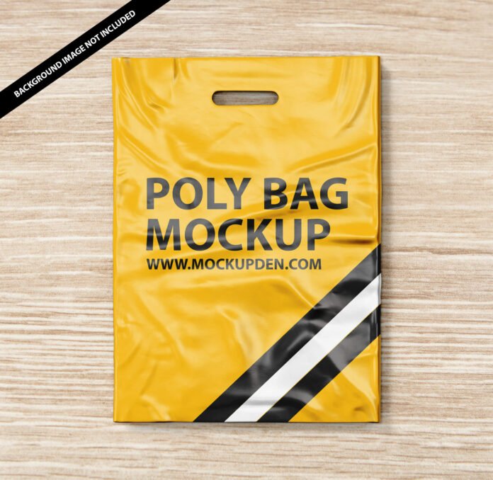 Download Free Poly Bag Mockup PSD Template - Mockup Den