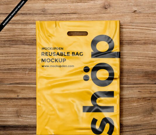 Free Reusable Bag Mockup PSD Template