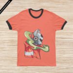 Free Ringer T shirt Mockup PSd Template