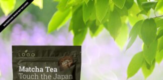 Free Tea Bag Mockup PSD Template