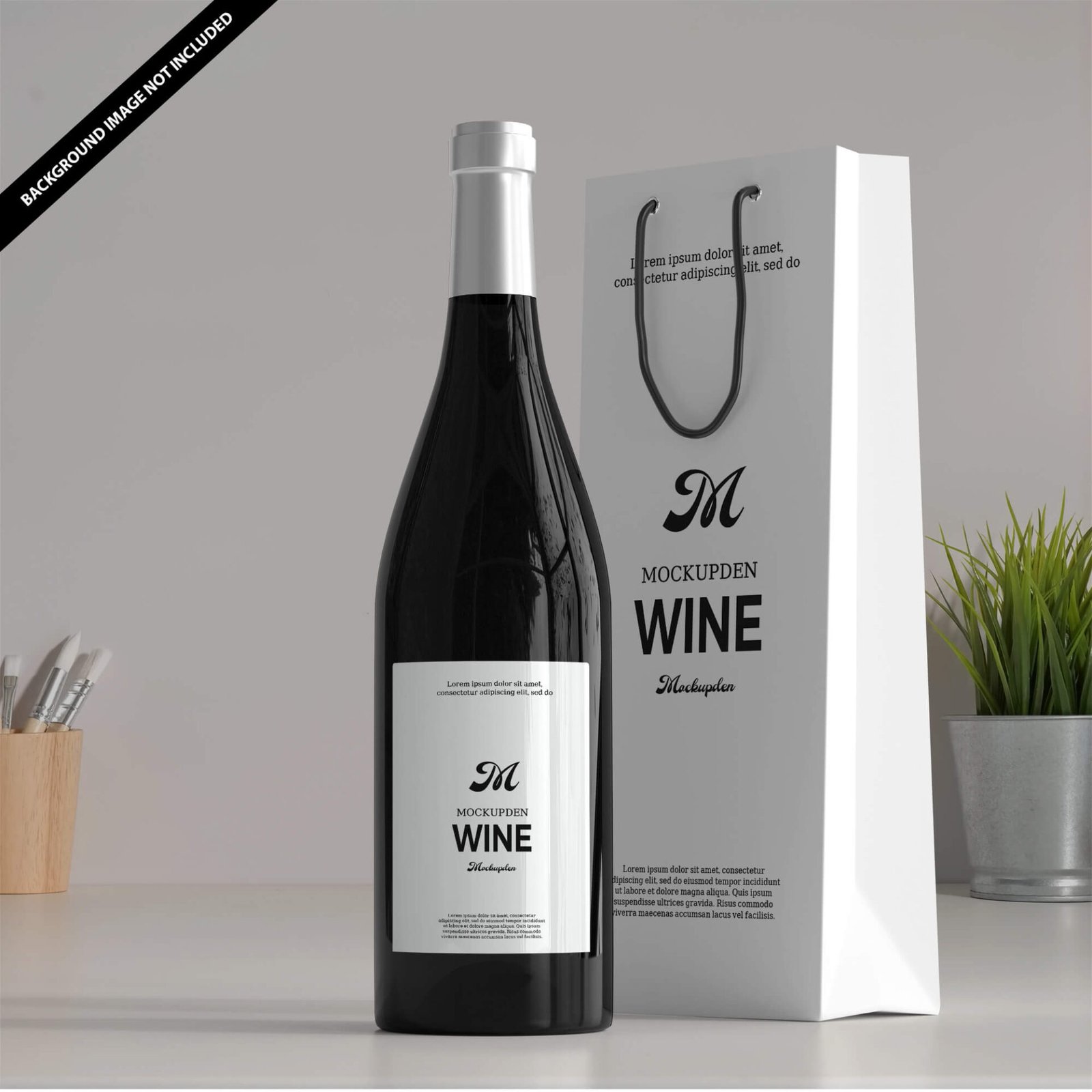 16+ Creative Wine Bag Mockup PSD Templates - Mockup Den