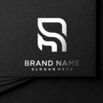 Free silver stamping logo mockup PSD Template