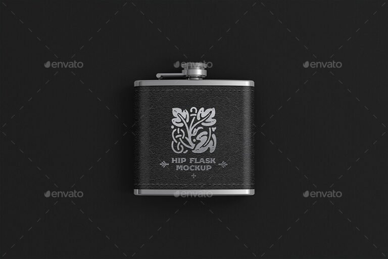 Download 14+ Cool Flask Mockup PSD Templates | FREE Editables