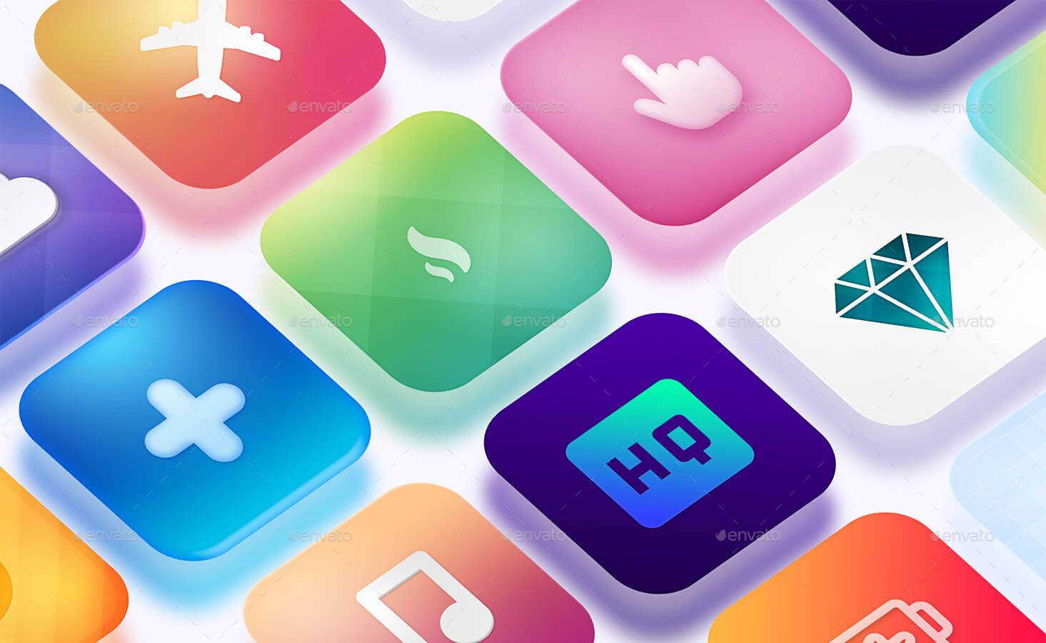 21+ Creative App Icon Mockup PSD Templates - Mockup Den