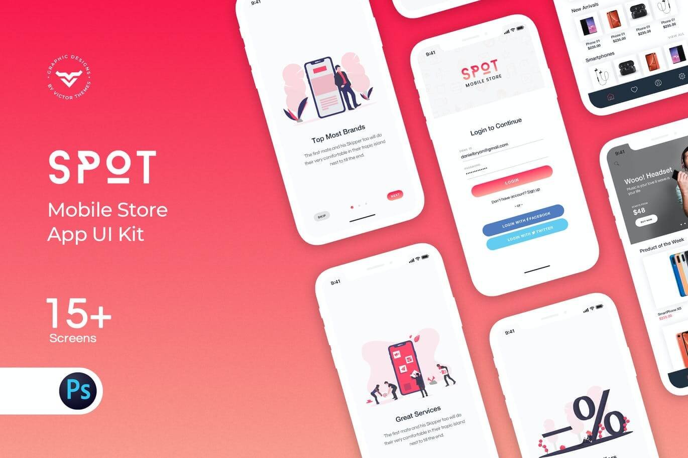 Mobile Store App UI Kit