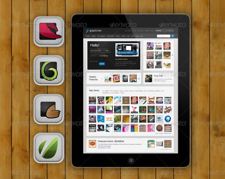 21+ Creative App Icon Mockup PSD Templates