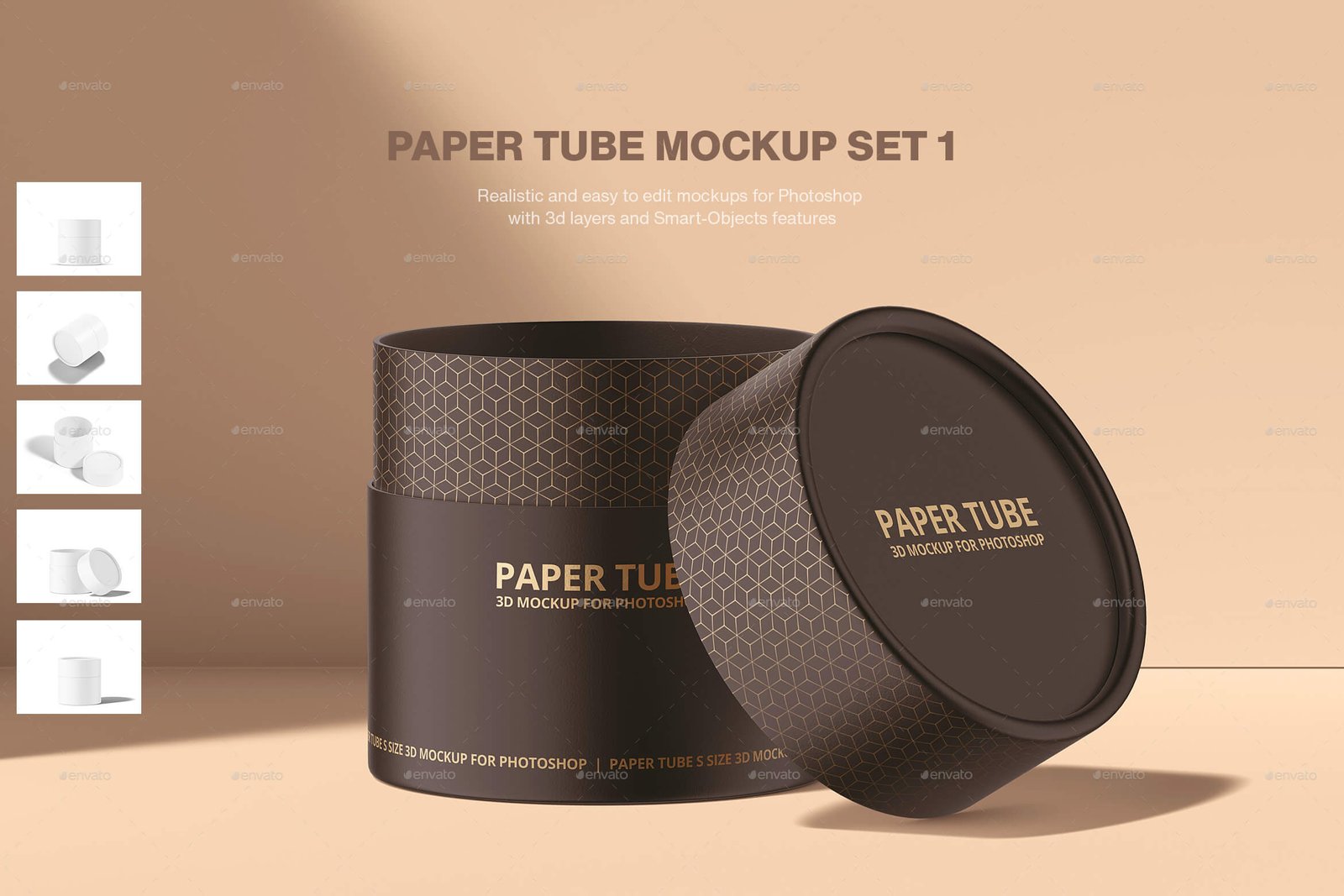 Paper Tube Mockup