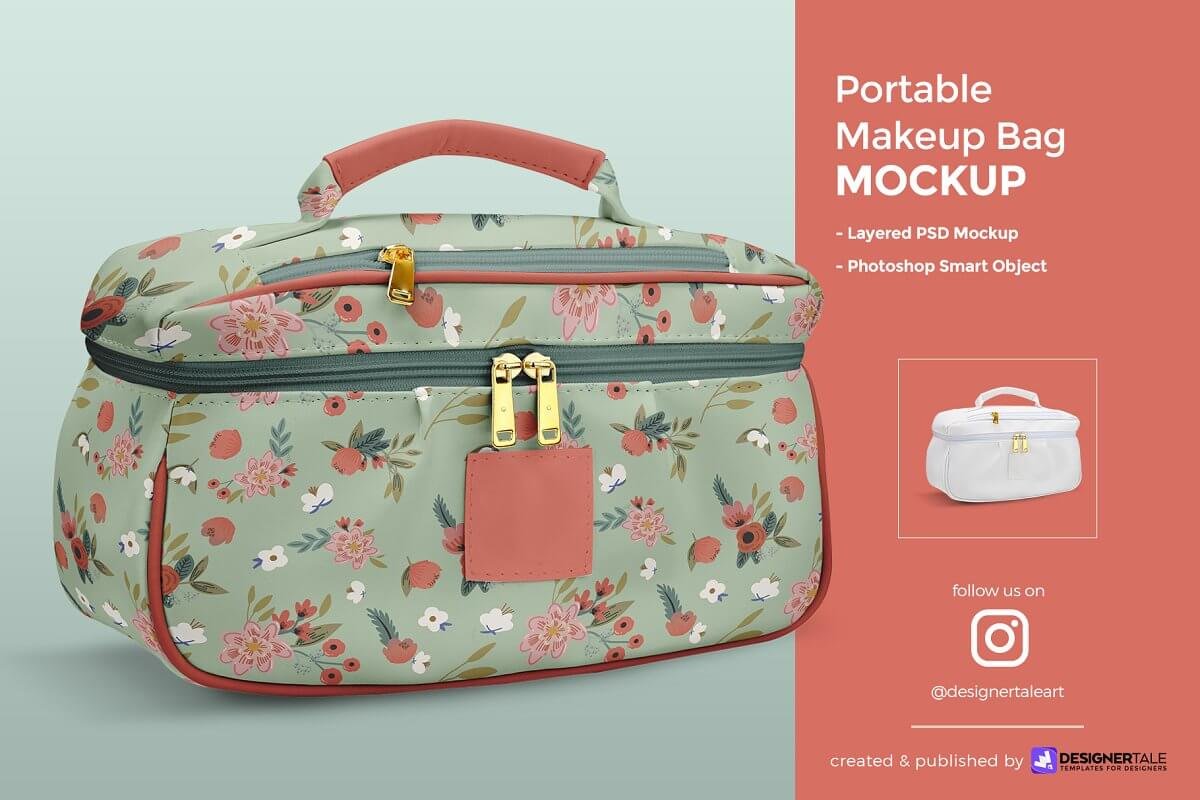 Portable Makeup Bag Mockup (1)