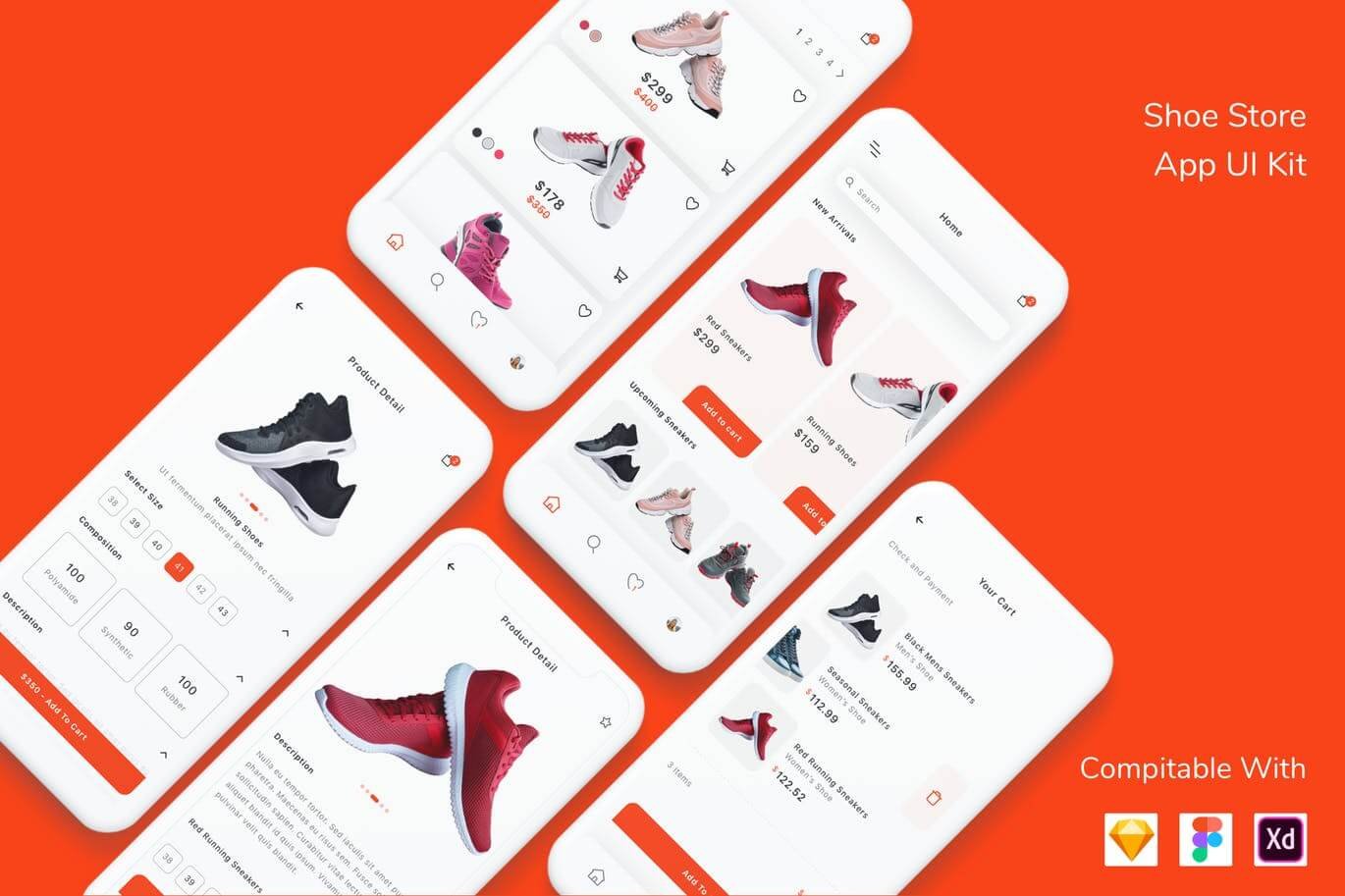 Shoe Store App UI Kit