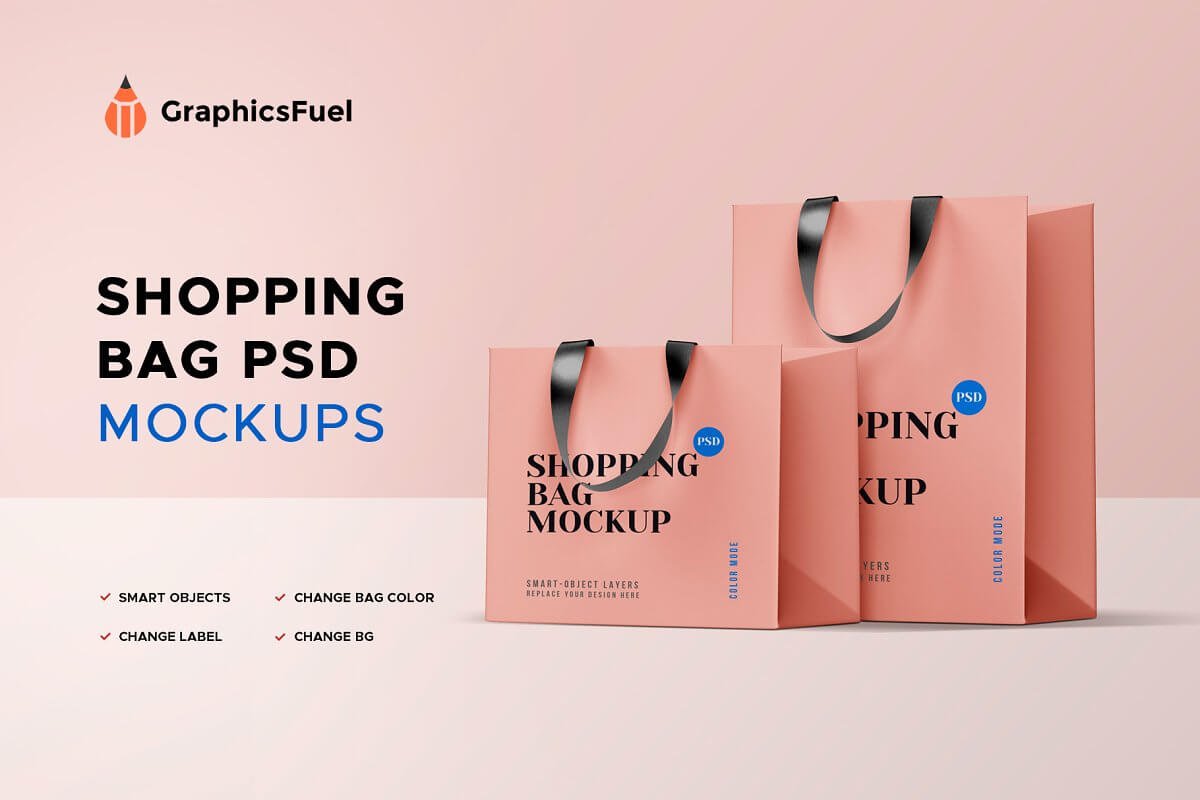 Shopping Bag Mockup Set (2)