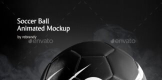 Soccer Ball Animated Mockup