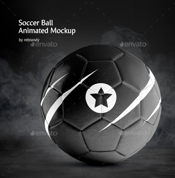 Soccer Ball Animated Mockup