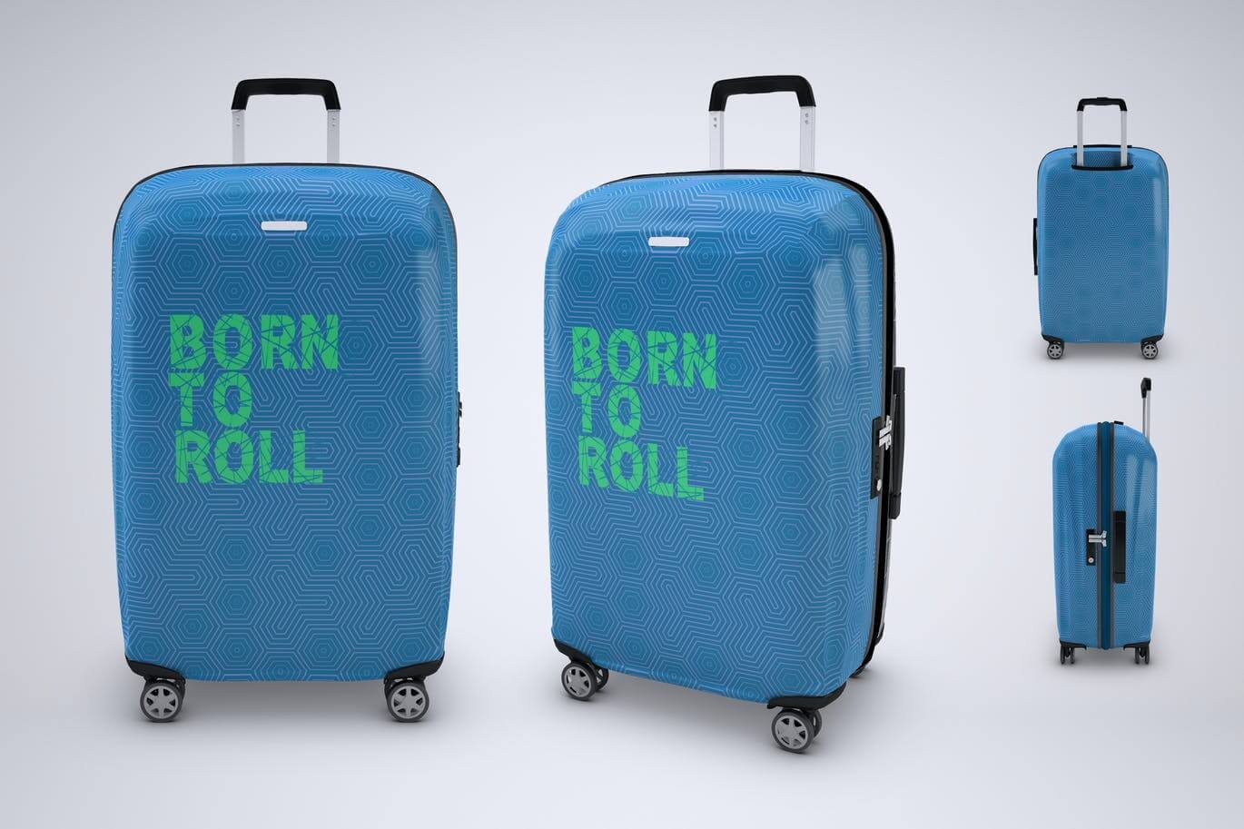 Travel Suitcase Mock-up