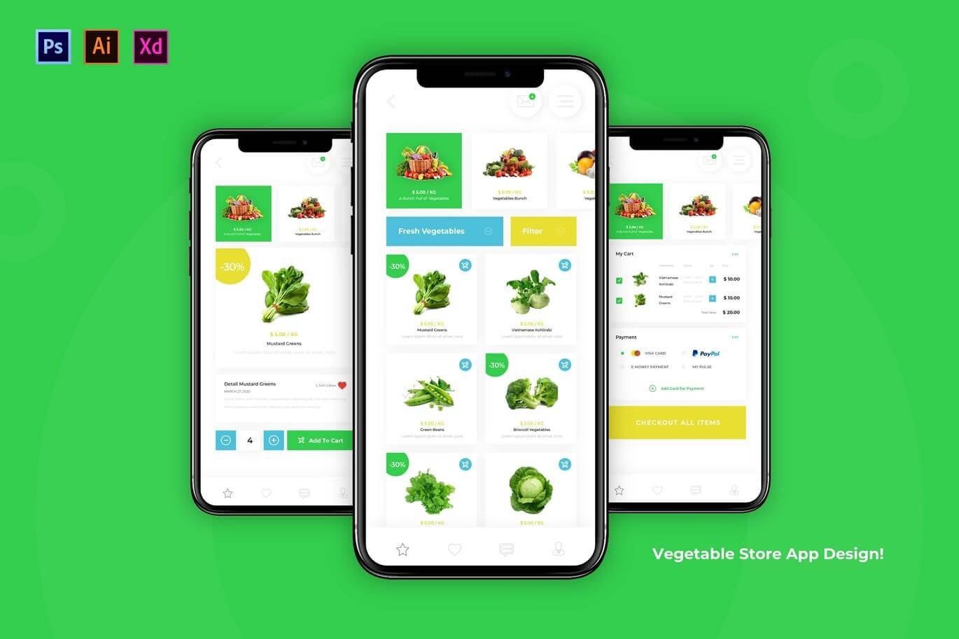 VEGETABLES STORE APP