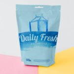 Zipper bag packaging mockup Premium Psd