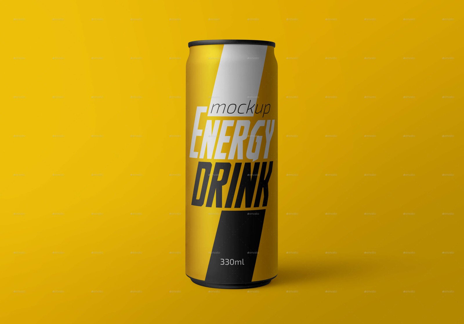 22+ Creative Energy Drink Can Mockup PSD Template| Mockupden