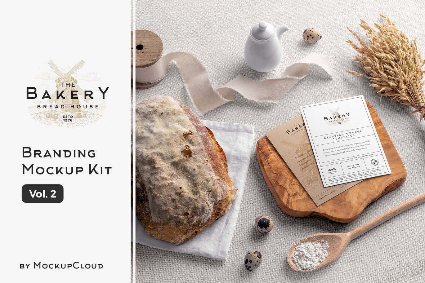 Bakery Branding Mockups Vol. 2