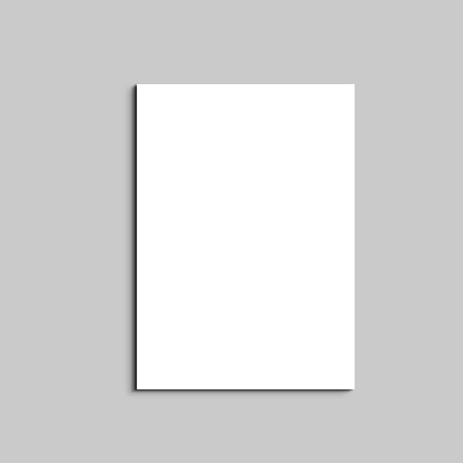 Blank Free 5X7 Card Mockup PSD Template