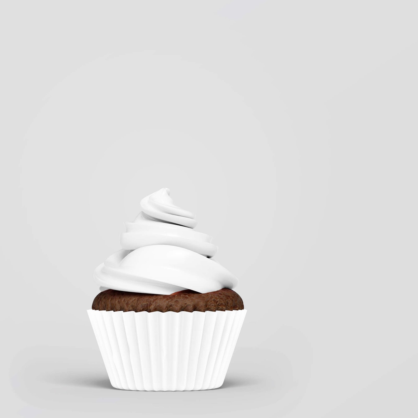 Blank Free Cupcake Mockup PSD Template