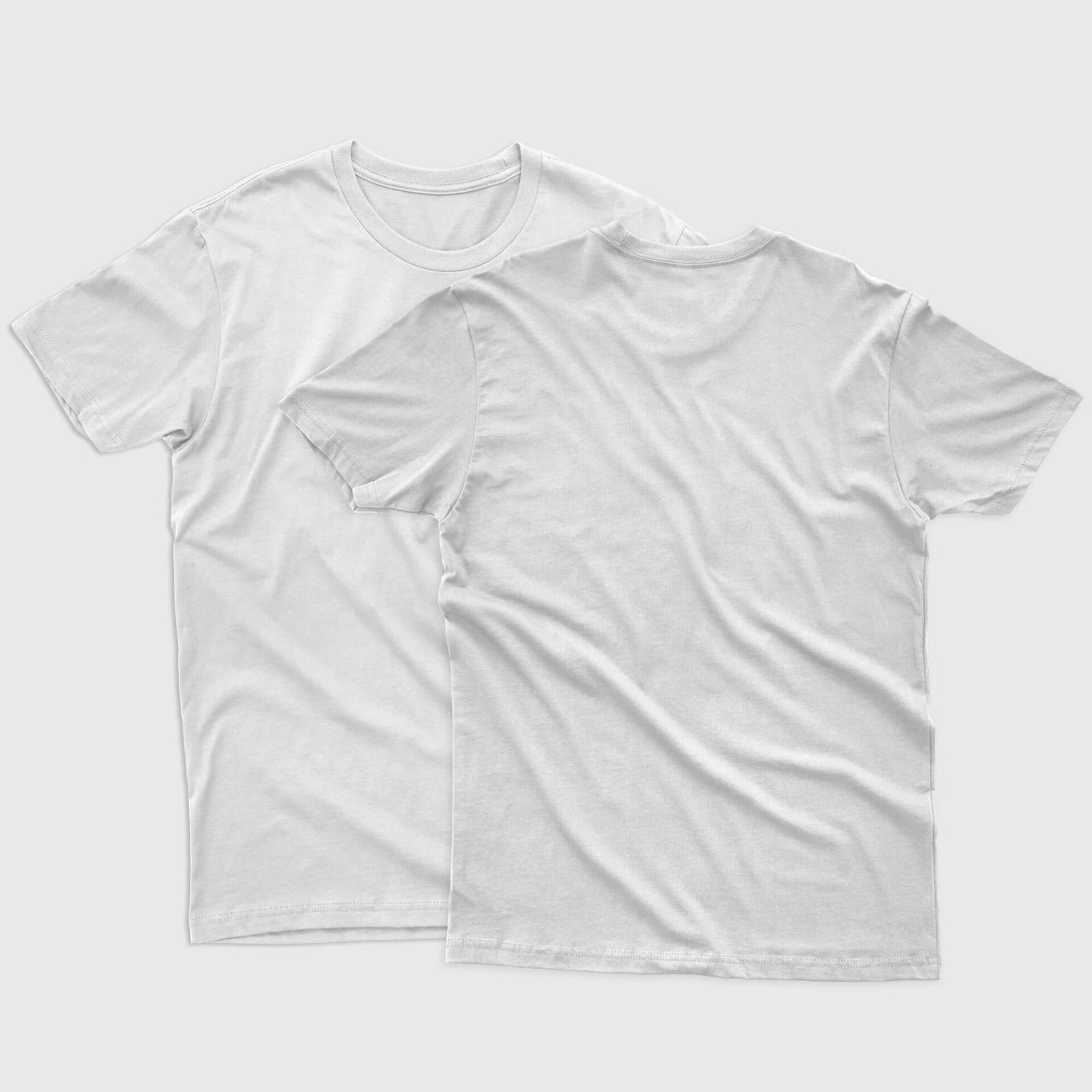 Download Free Front Back T shirt Mockup PSD Template - Mockup Den