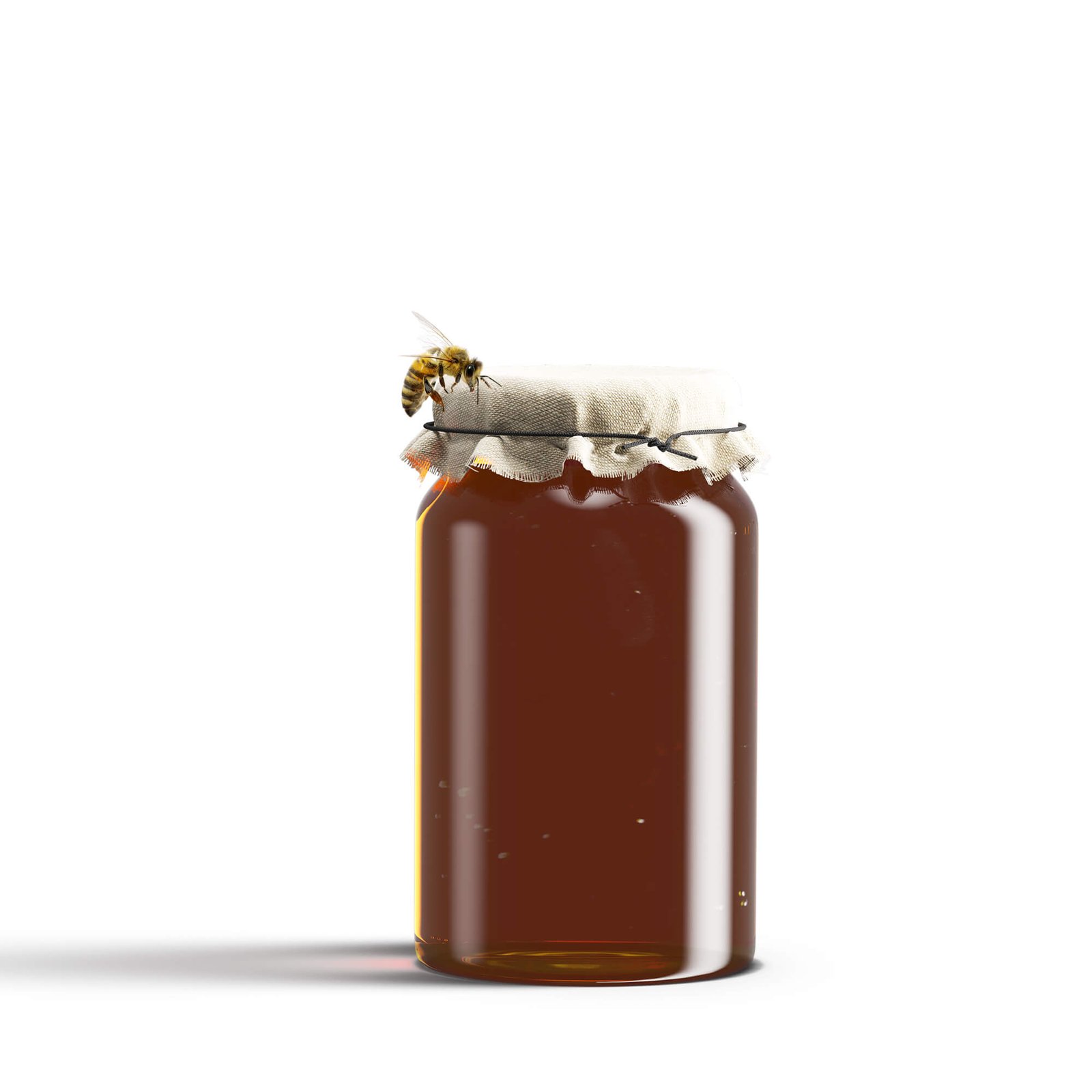 Blank Free Honey Bottle Mockup PSD Template