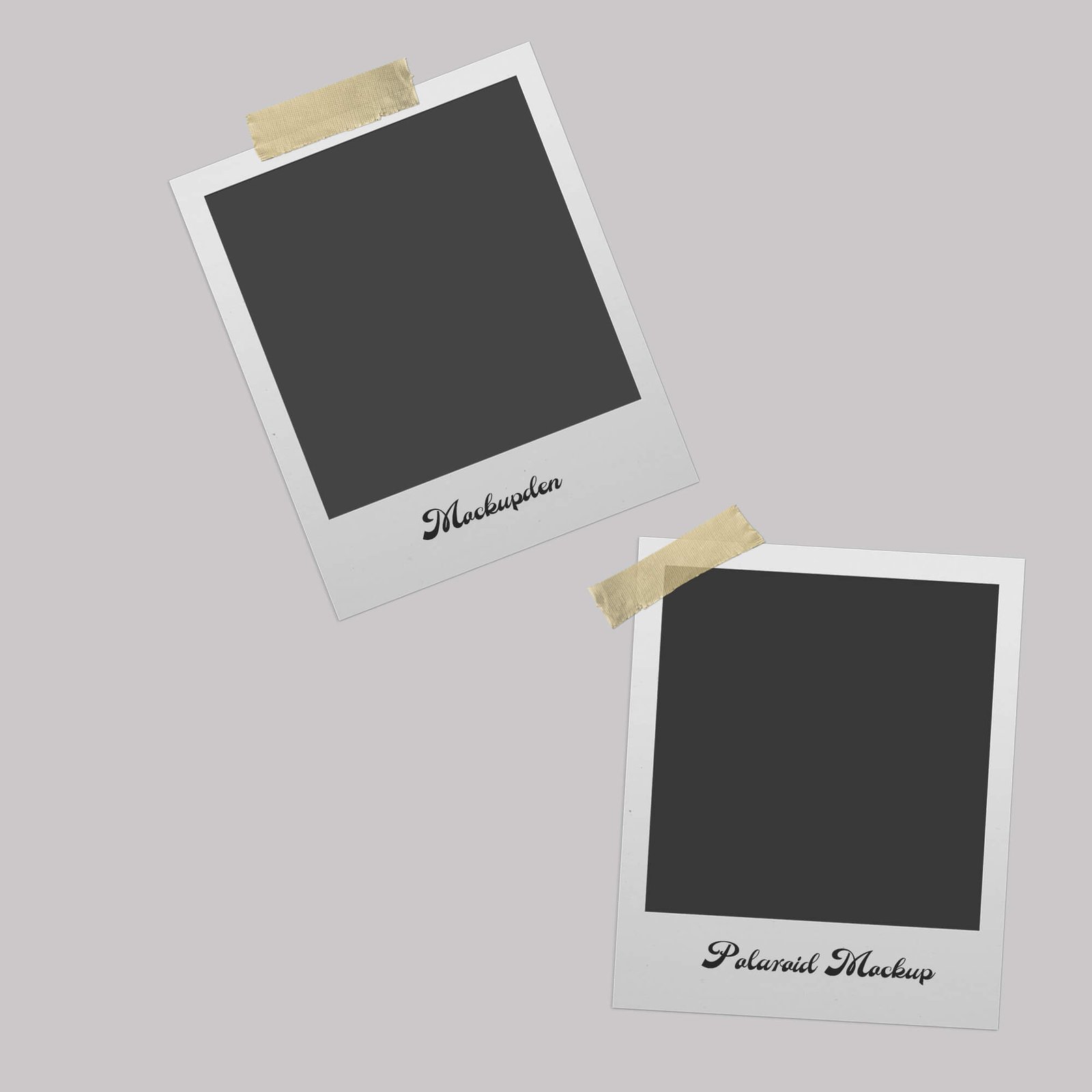 Download 32 Best Free Polaroid Mockup Psd Templates For Inspiration