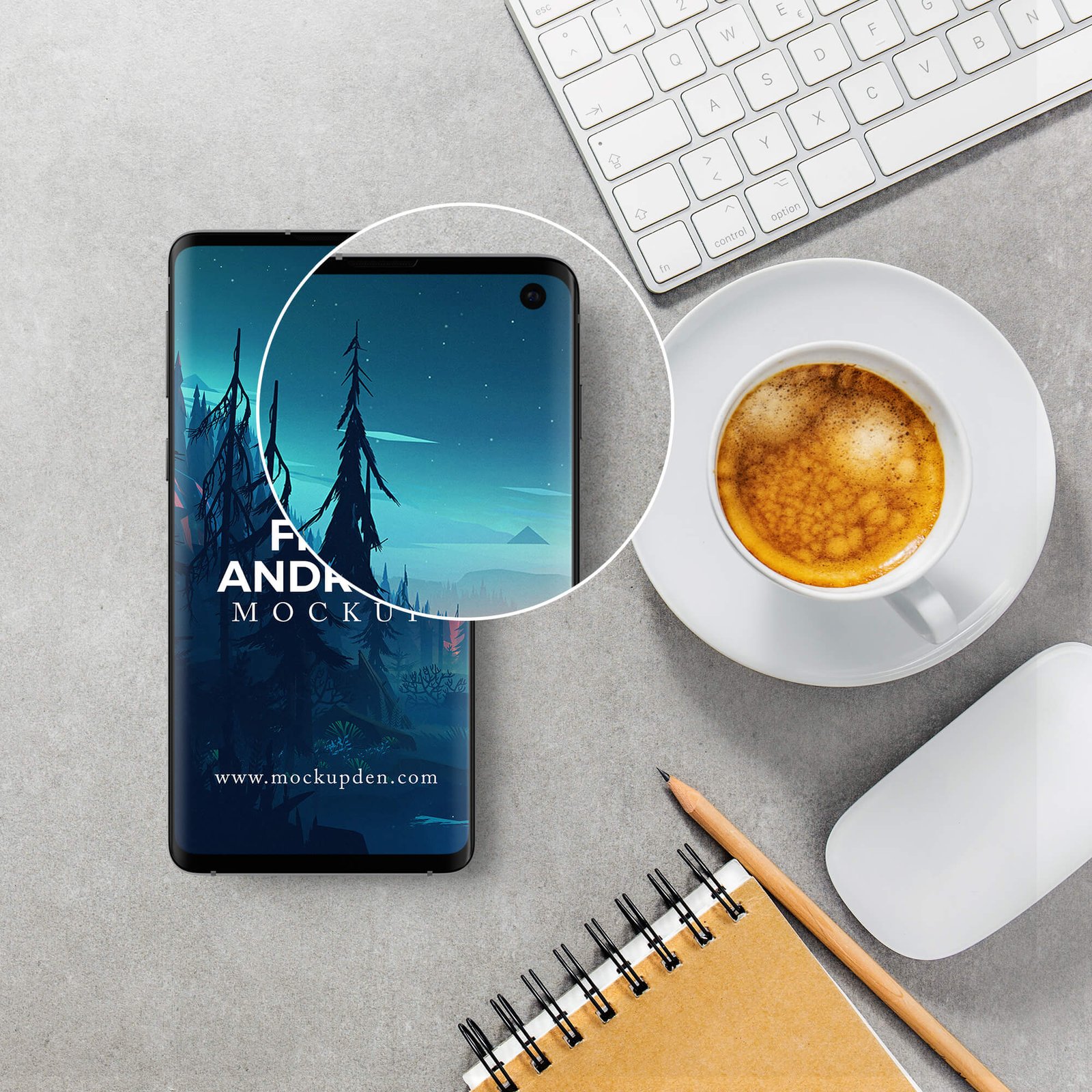 Download Free Android Mockup Psd Template Mockup Den