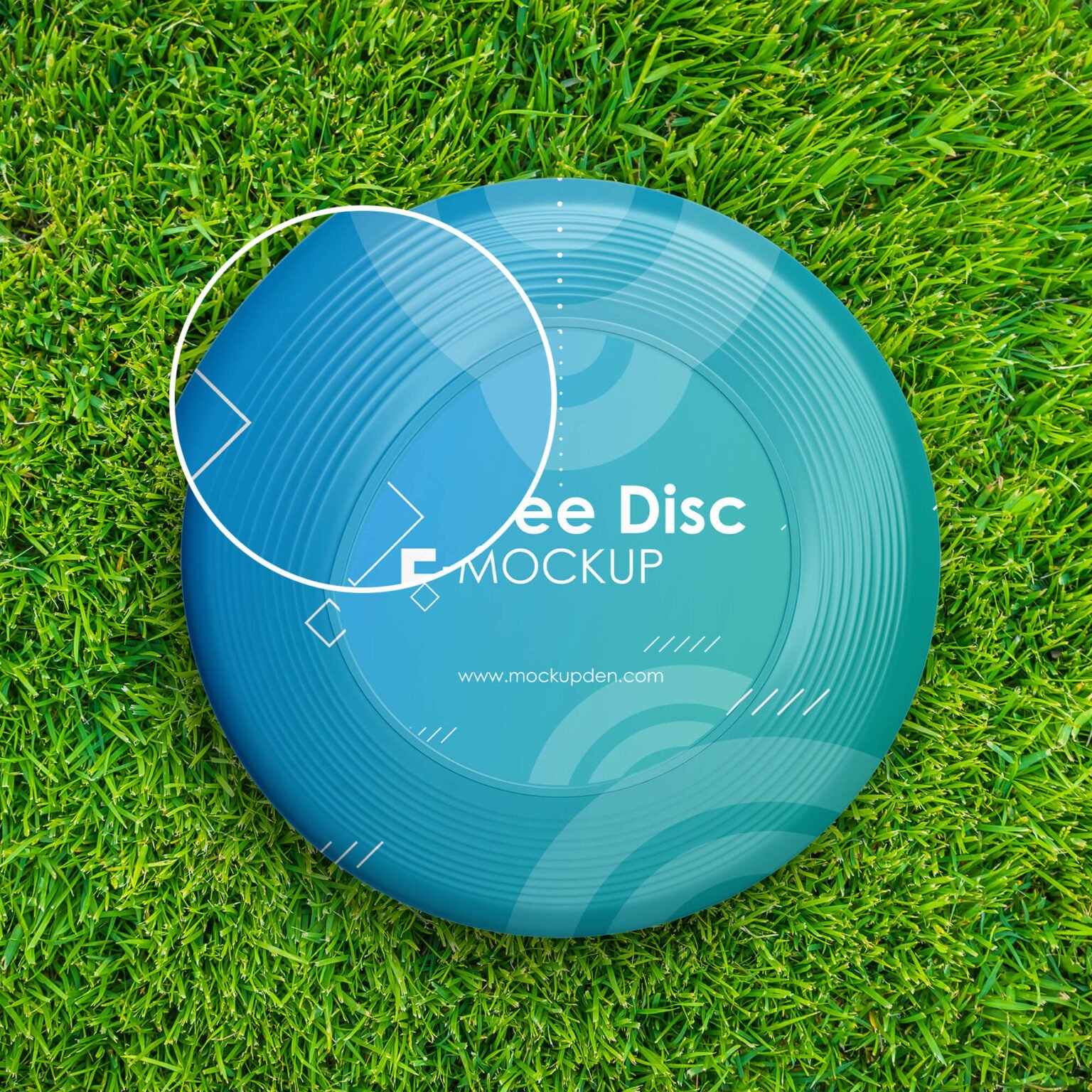 Download Free Frisbee Disc Mockup PSD Template - Mockup Den