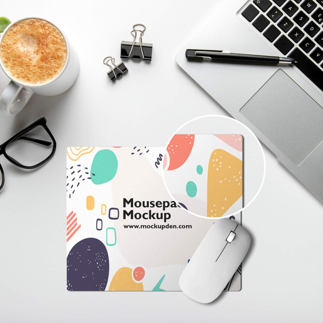 25+ Best FREE Mouse Pad Mockup PSD Templates - Mockup Den