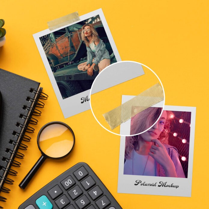 Download 32+ Best Free Polaroid Mockup PSD Templates for Inspiration