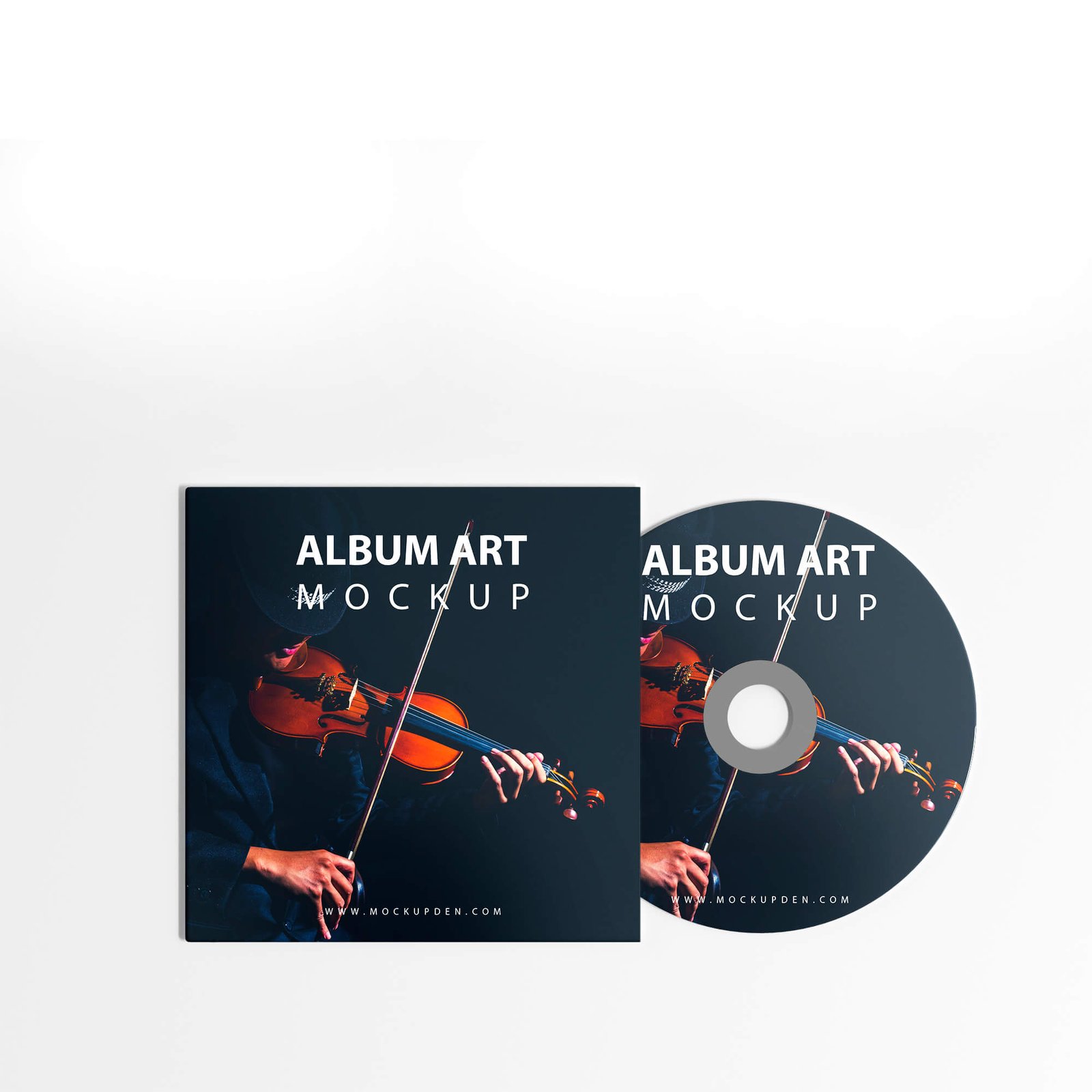 Design Free Album Art Mockup PSD Template