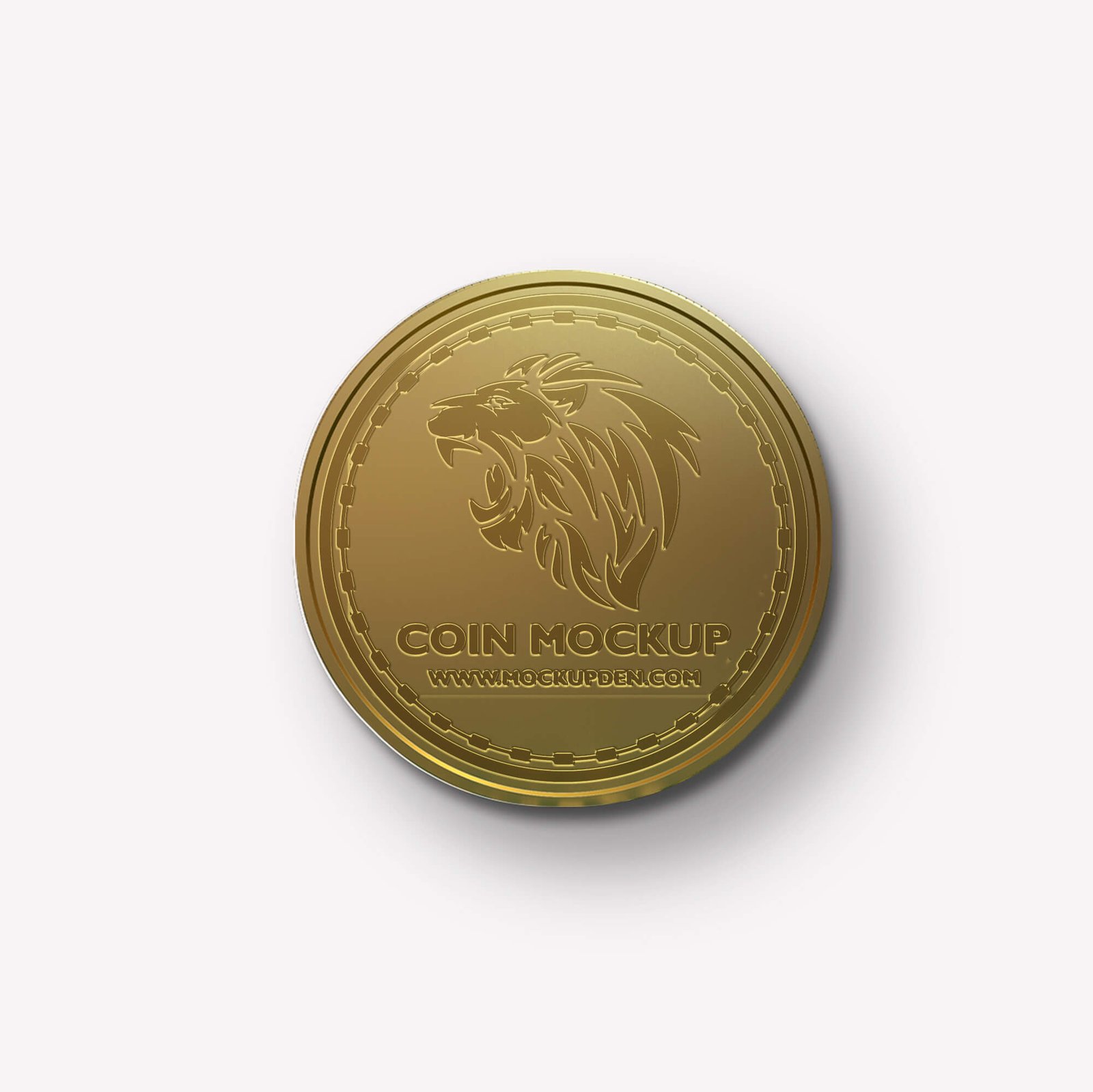 Design Free Coin MockUp PSD Template