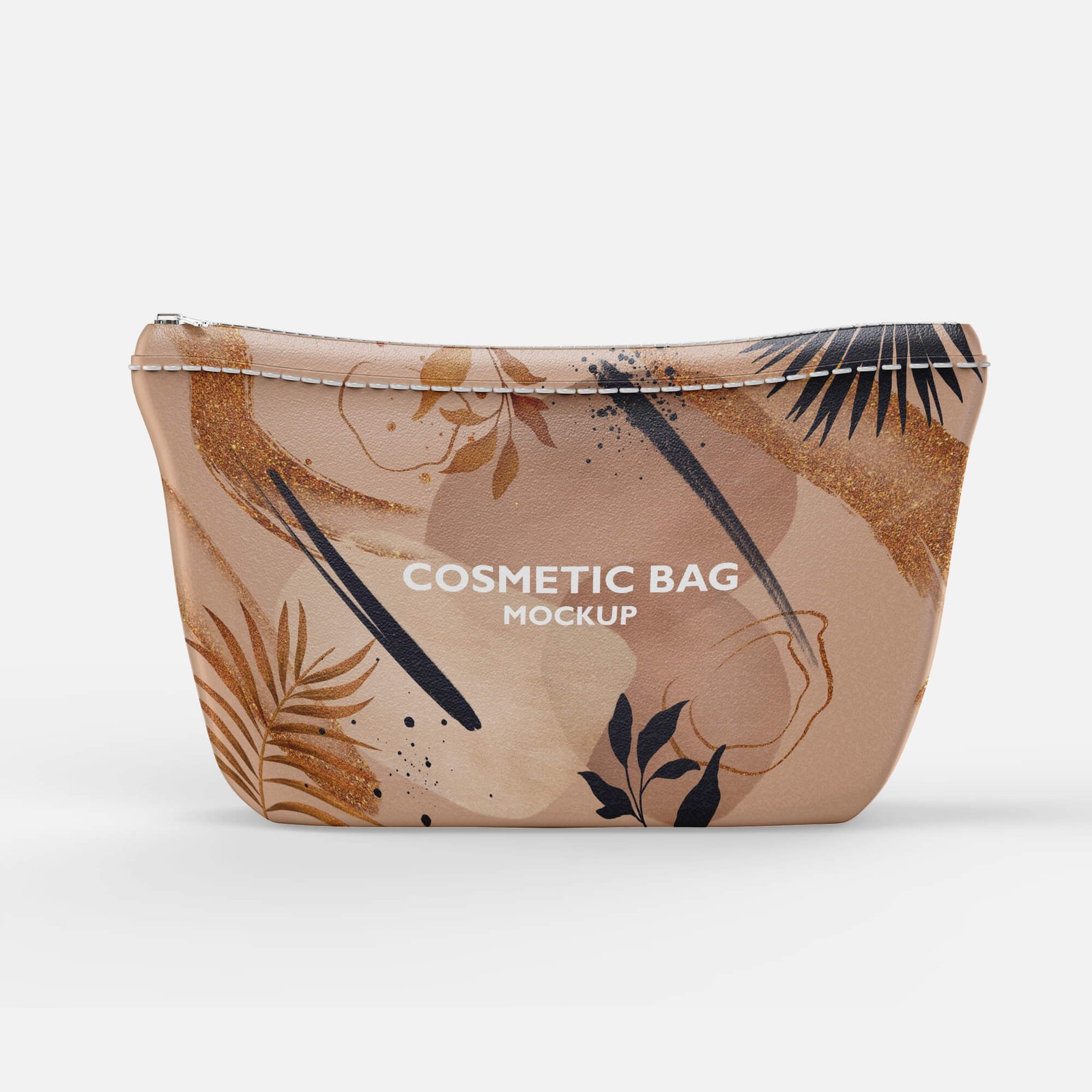 Design Free Cosmetic Bag Mockup PSD Template