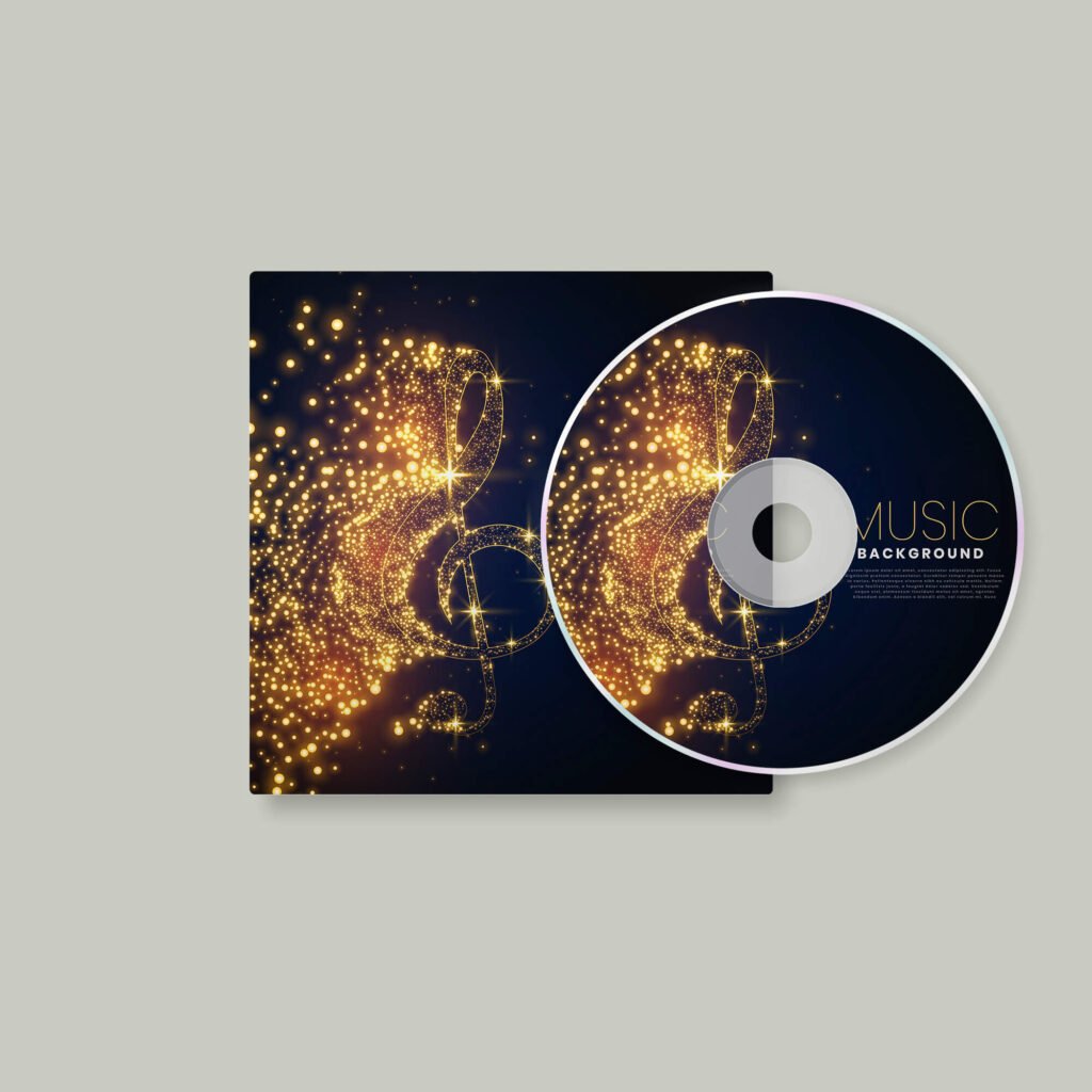 20+ Best Free Creative CD Case Mockup PSD Templates