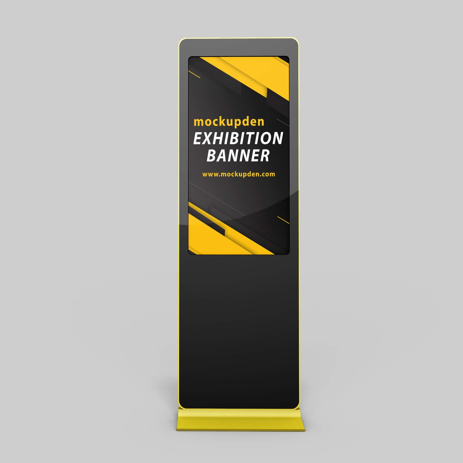 Design Free Exhibition Banner Mockup PSD Template