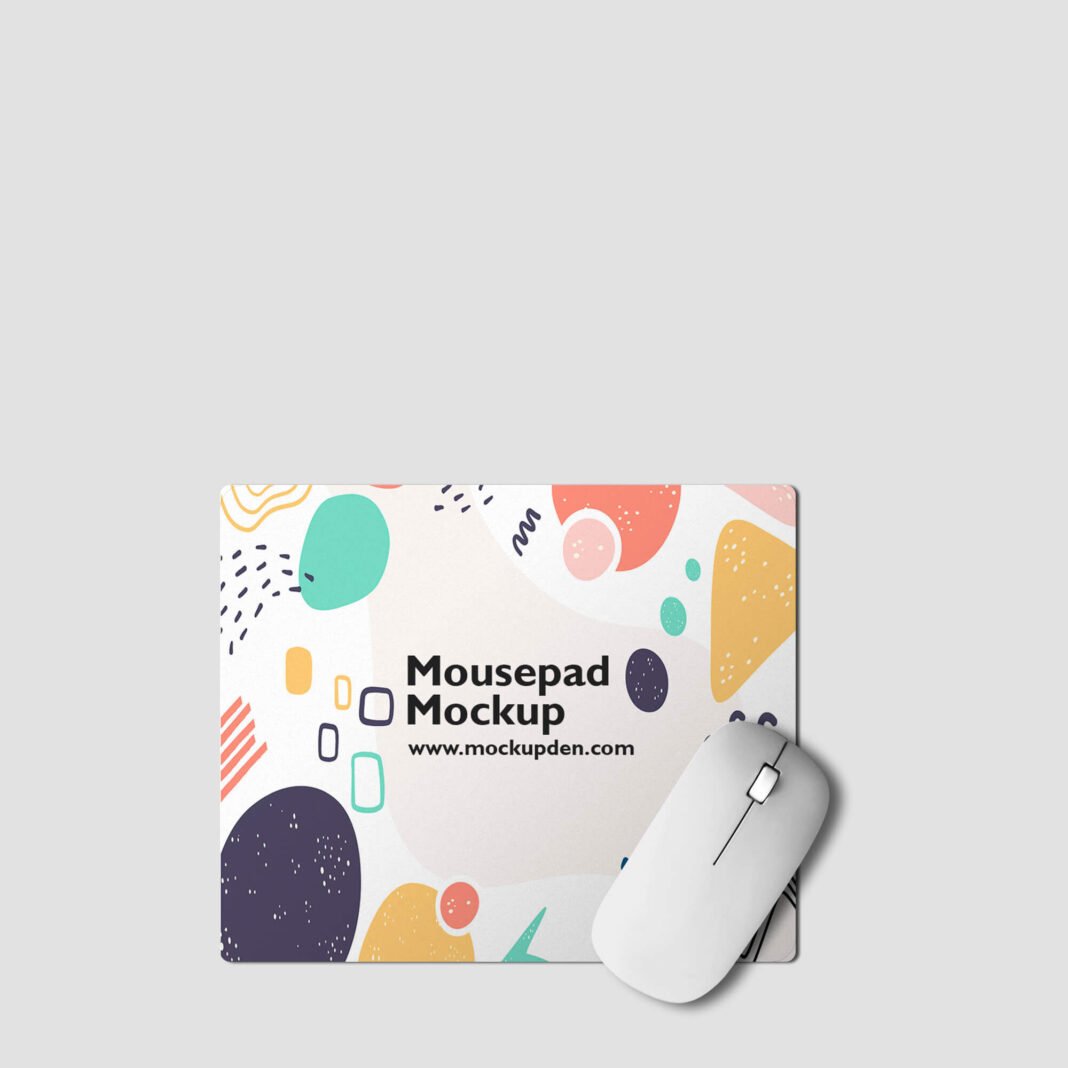 Download 25+ Best FREE Mouse Pad Mockup PSD Templates - Mockup Den