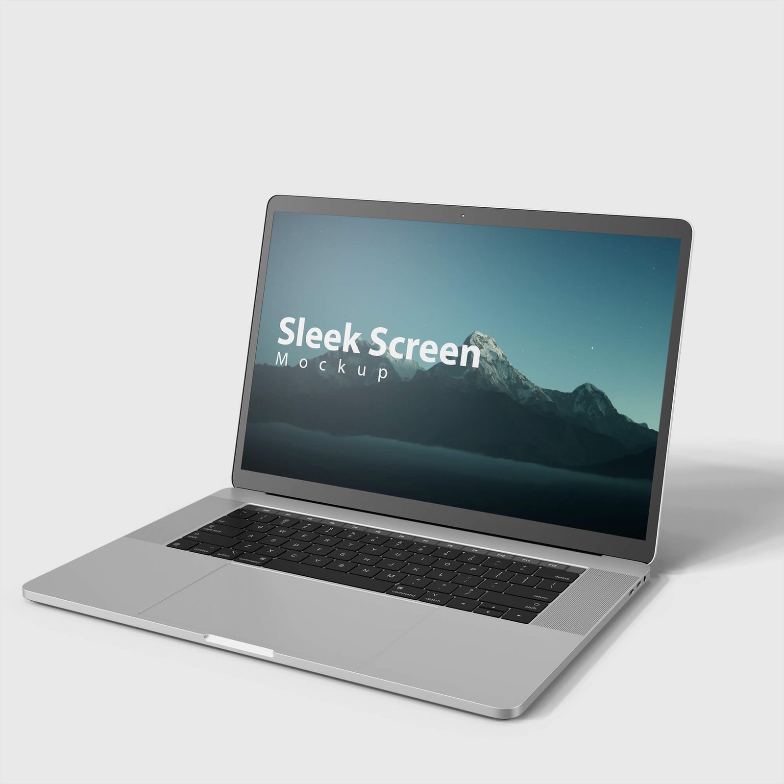 Design Free Sleek Screen Mockup PSD Template