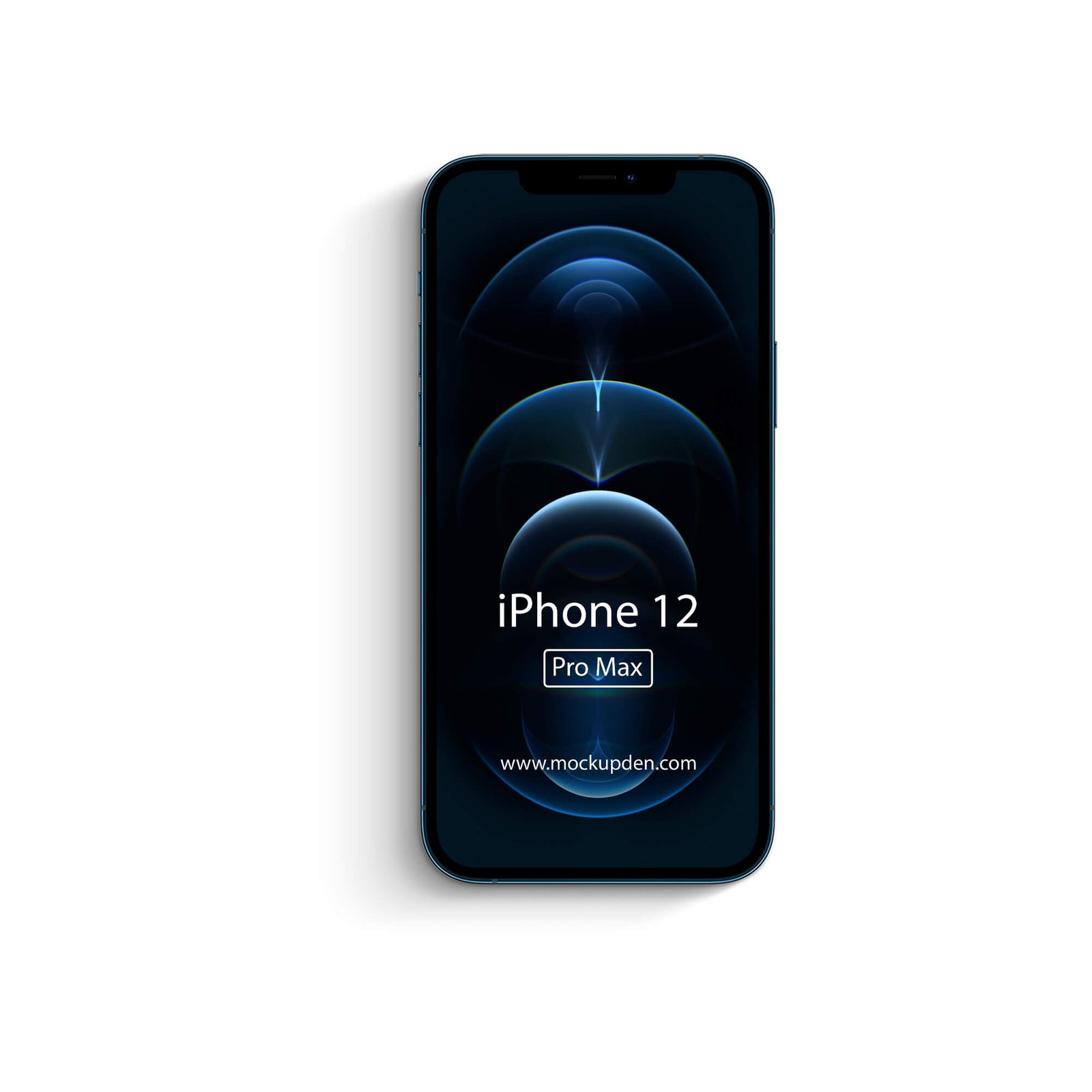 Download Free iPhone 12 Pro Max On Table Mockup - Mockup Den