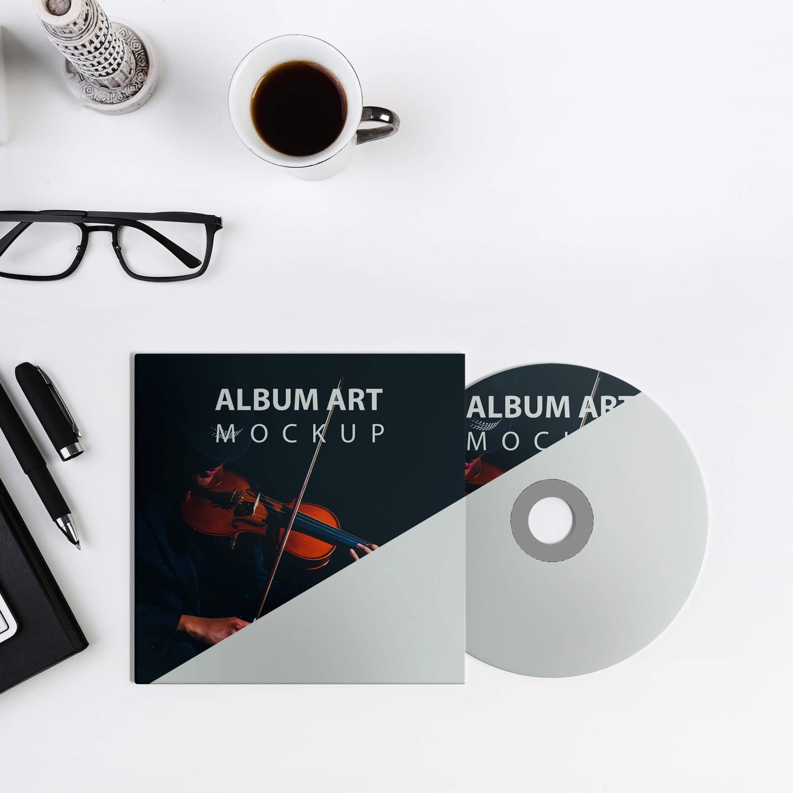 Download Free Album Art Mockup PSD Template - Mockup Den