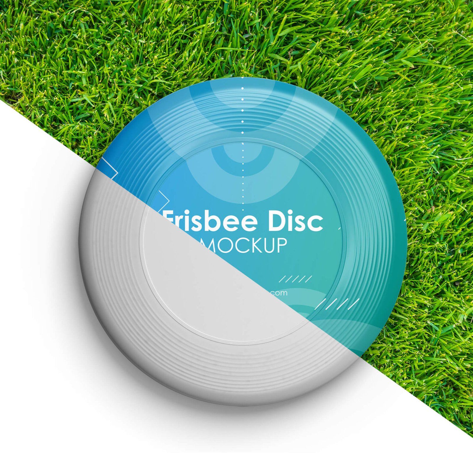 Download Free Frisbee Disc Mockup PSD Template - Mockup Den