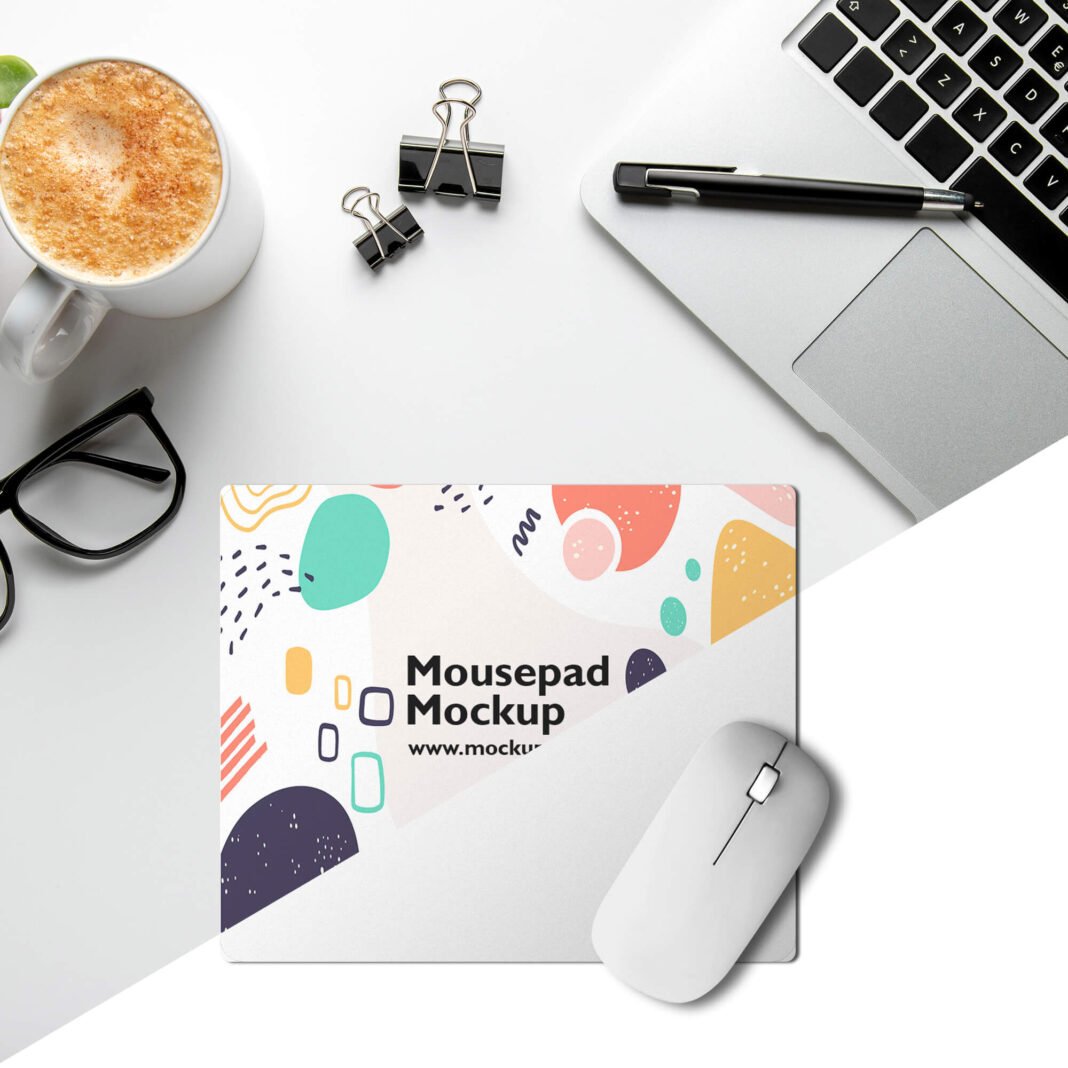 Download 25+ Best FREE Mouse Pad Mockup PSD Templates - Mockup Den