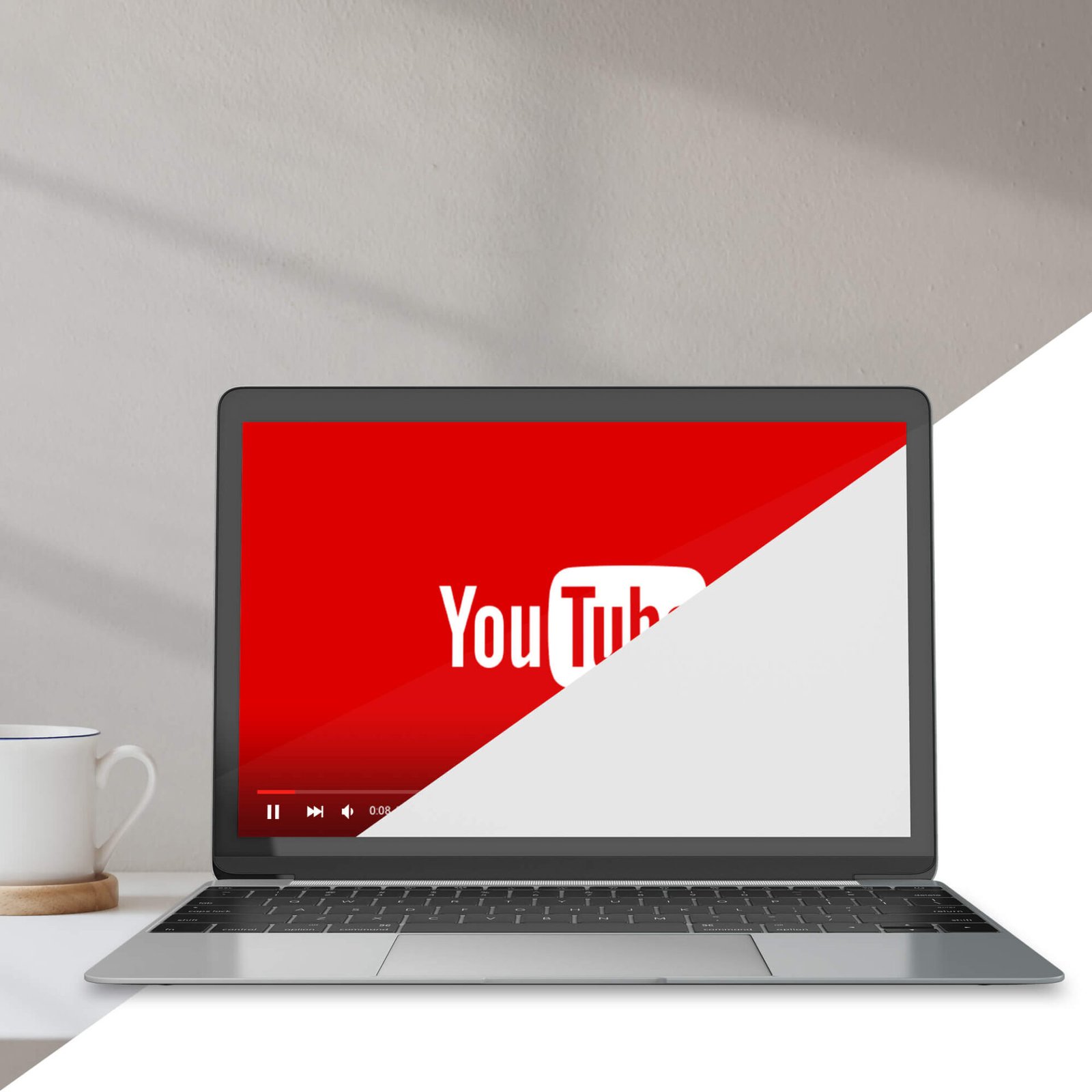 Free YouTube Player Mockup PSD Template - Mockup Den