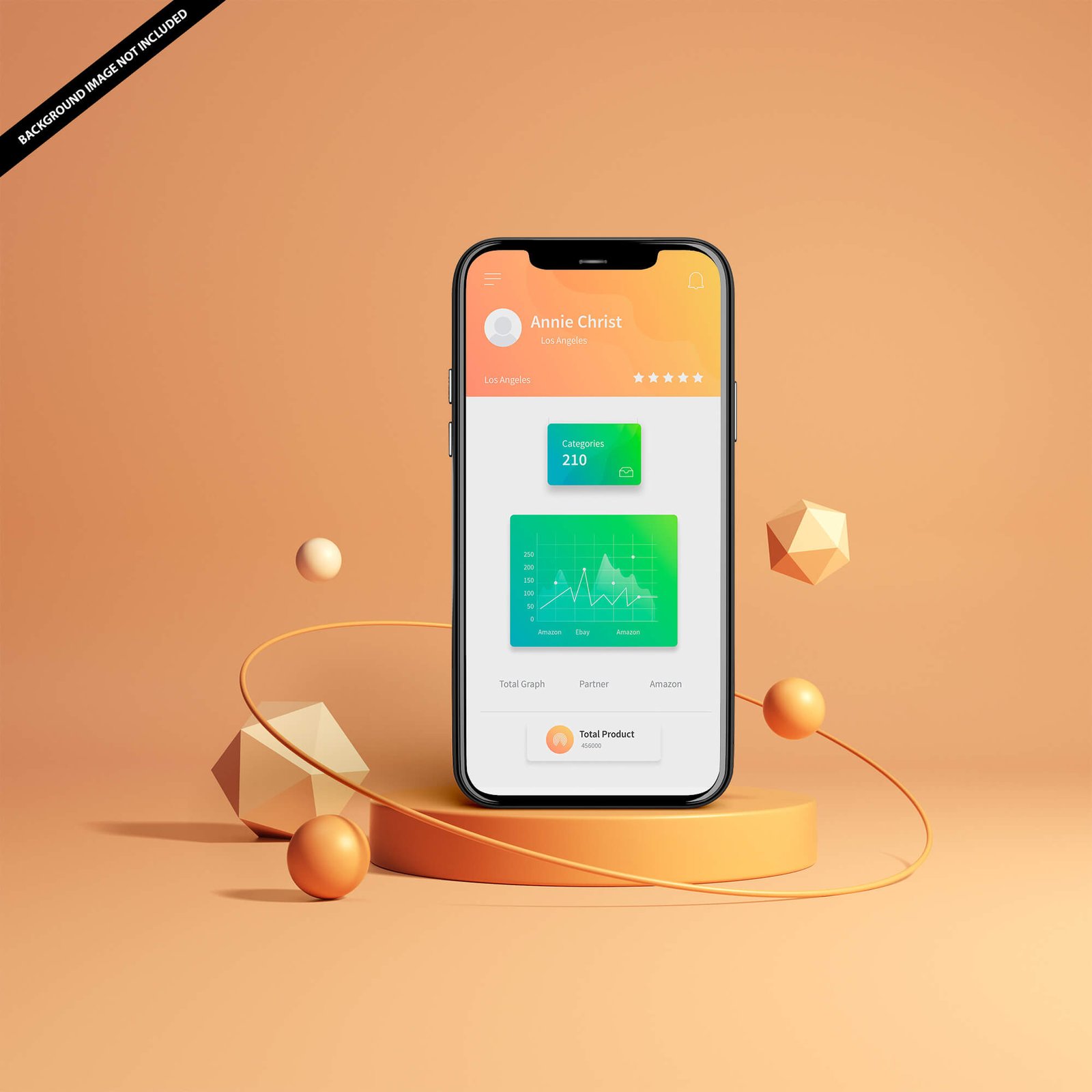 Free App Mockup PSD Template