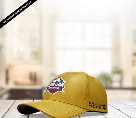 Free Ball Cap Mockup PSD Template
