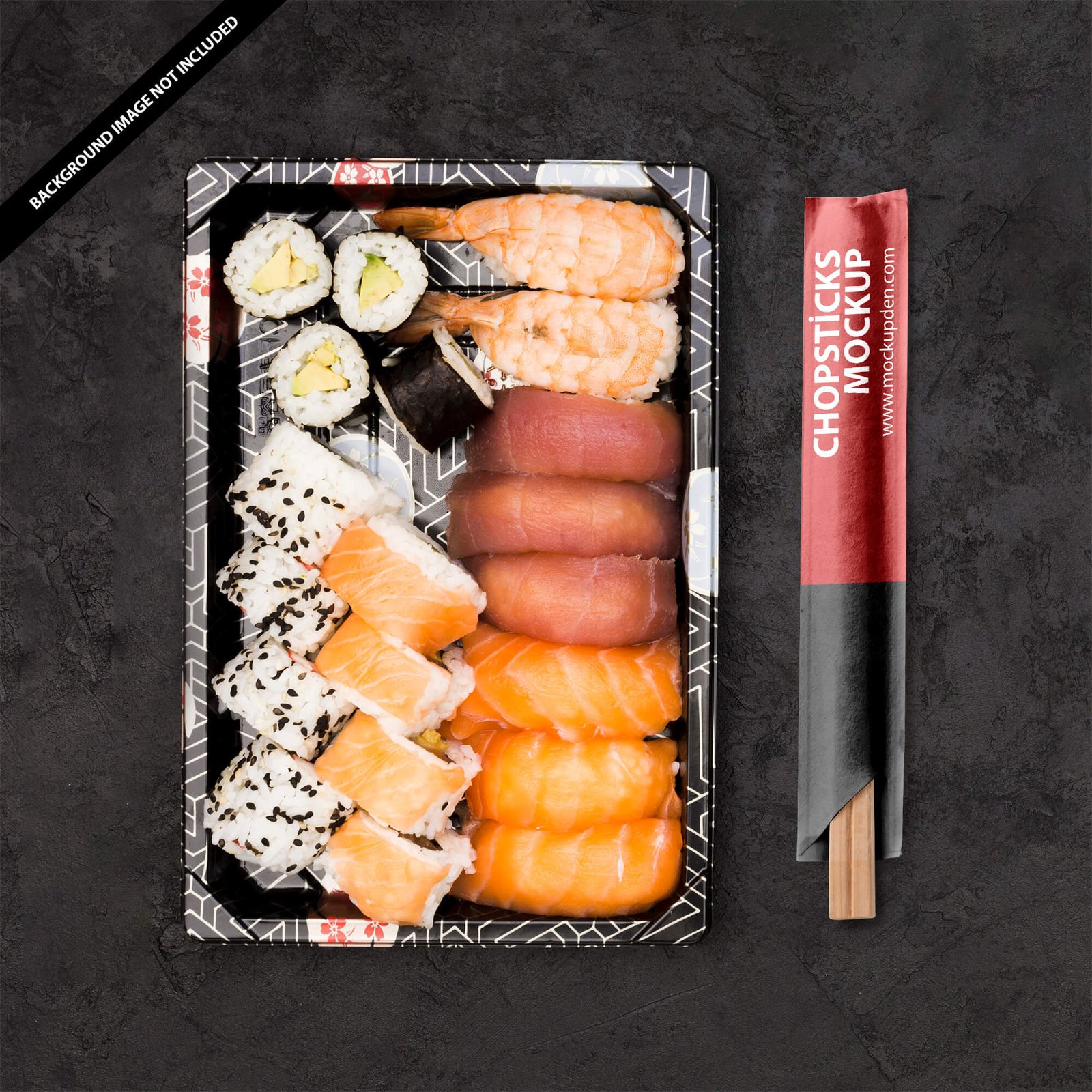 Free Chopsticks Mockup PSD Template